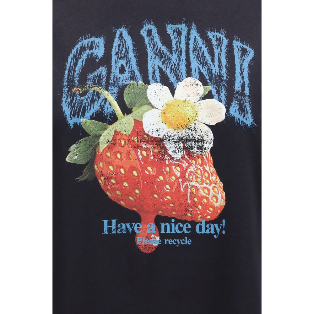 Black Cotton T-Shirt
