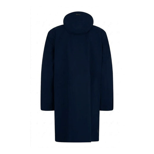 Blue Polyester Coat