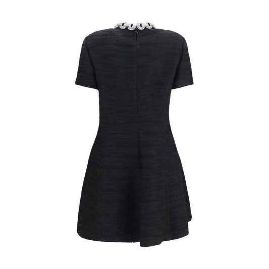 Black Cotton Casual Dress