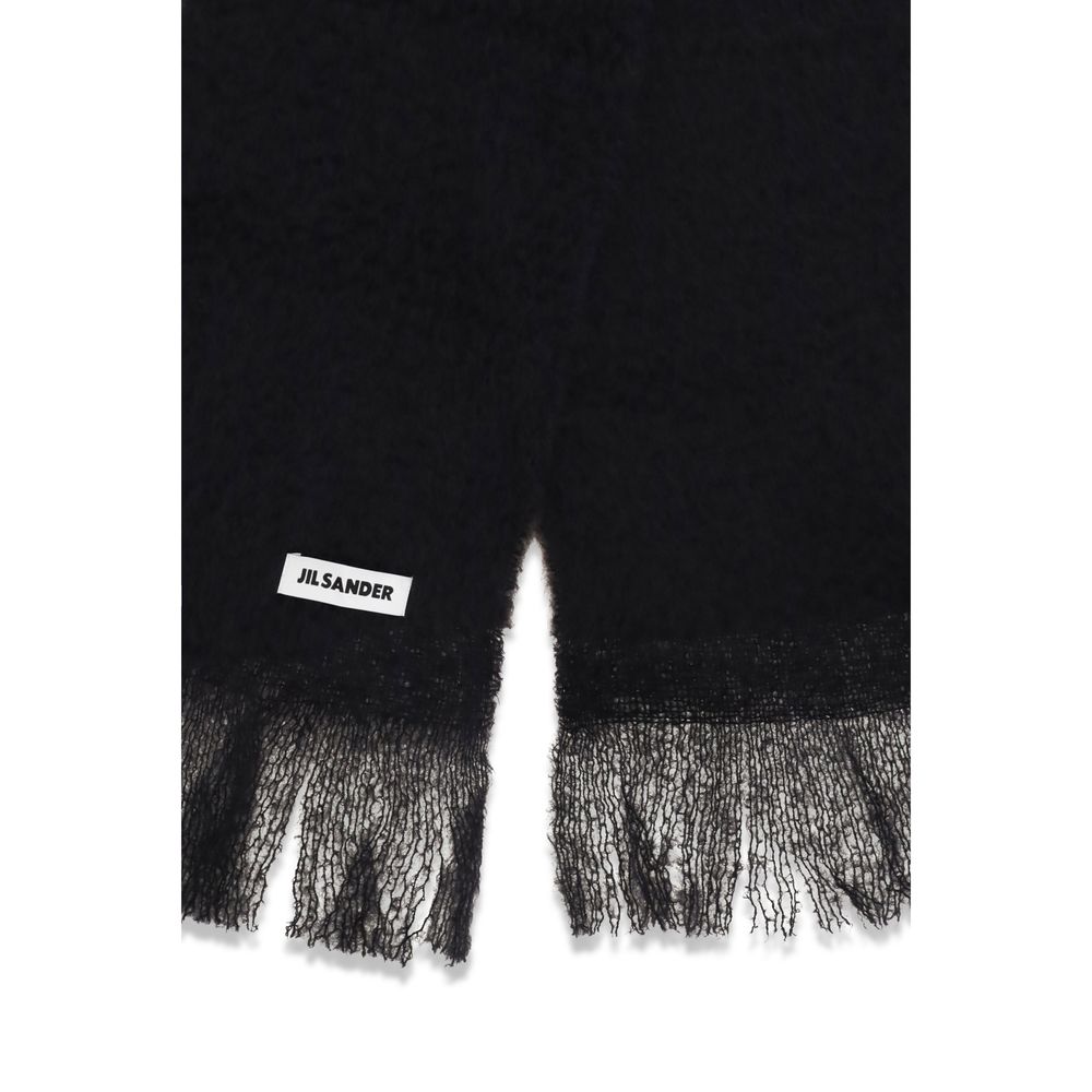 Black Wool Oves Aries Scarf