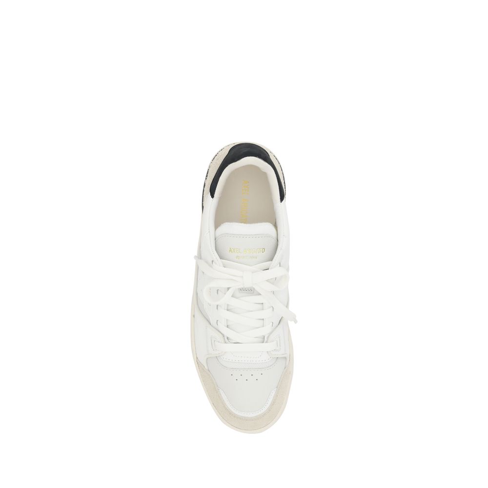 White Calf Leather Bos Taurus Athletic Sneakers