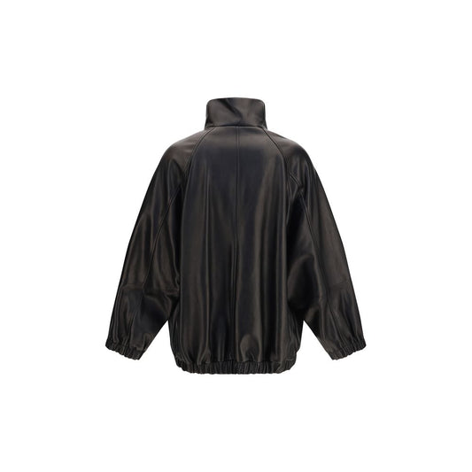 Black Lamb Ovis Aries Leather Jacket