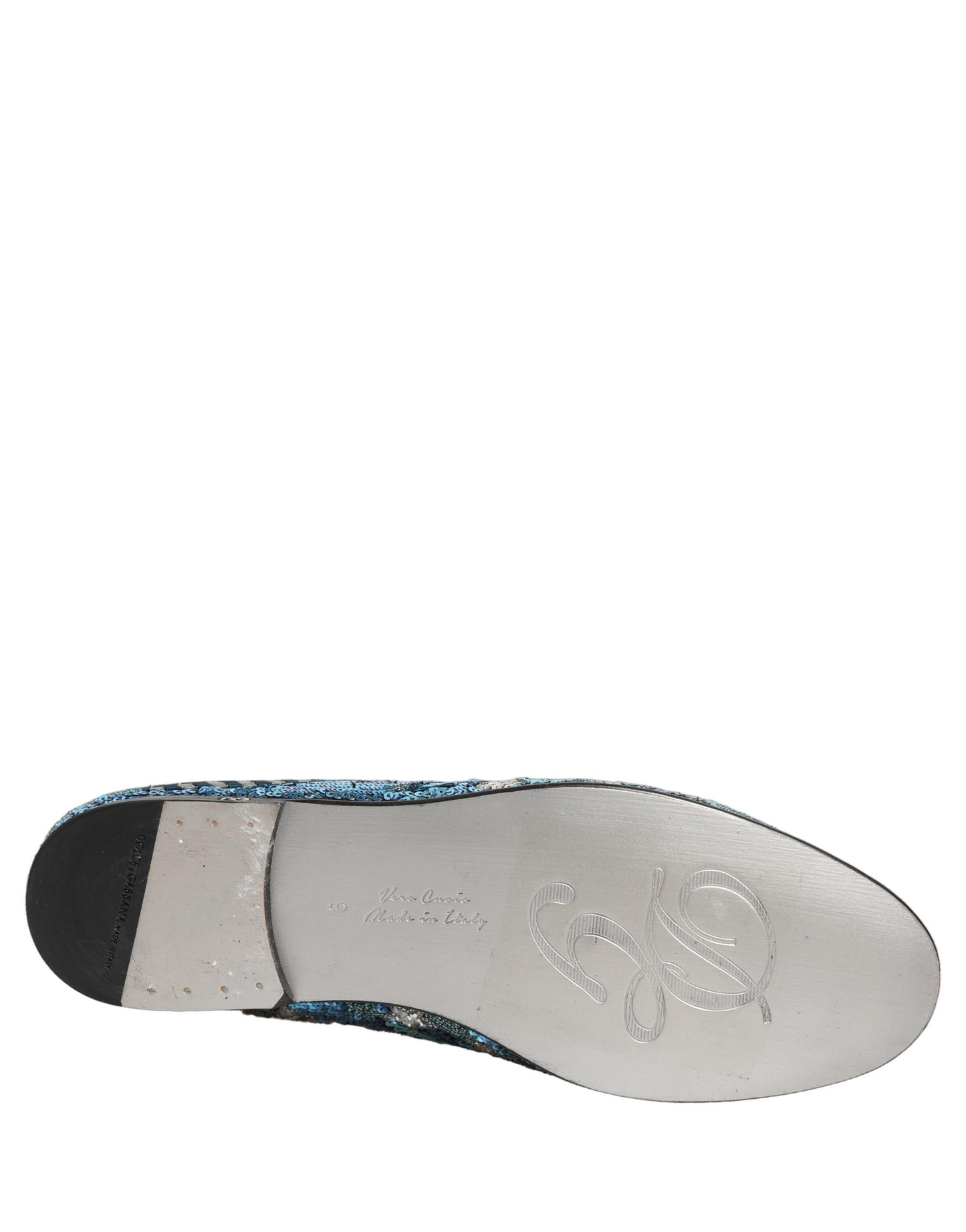 Multicolor Embroidered Sequin Loafers Shoes