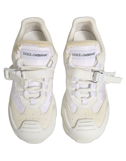 White Airmaster Panelled Low Top Men Sneakers Shoes