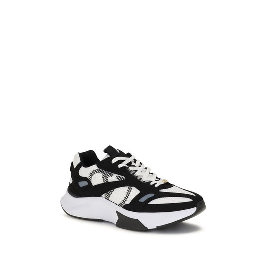 Multicolor Fabric Athletic Sneakers