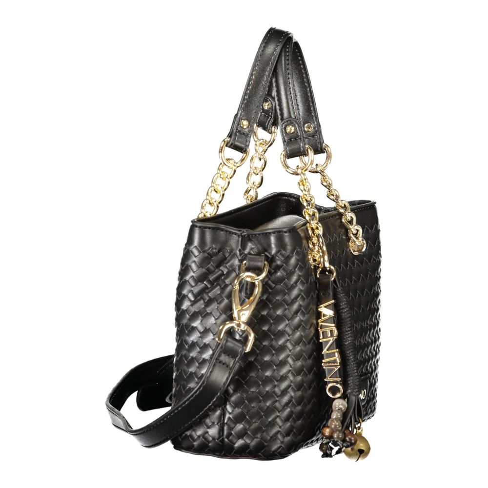 Black Polyurethane Women's Bag