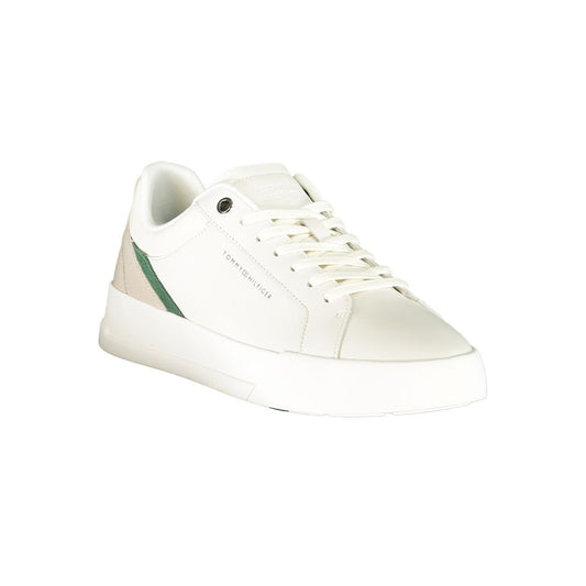 Bianco Polyurethane Uomo Sneaker