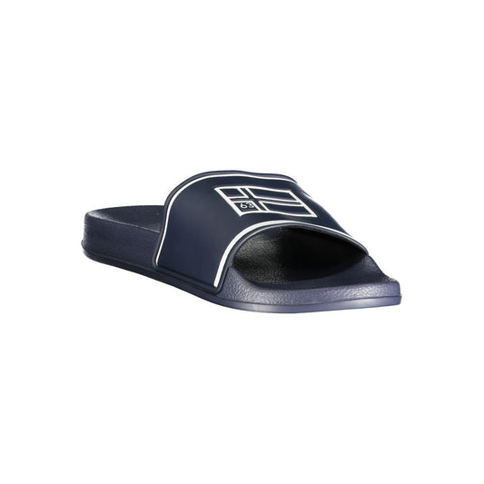 Blue Polyurethane Men's Slipper