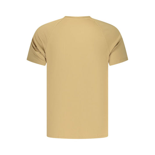 Gold Poliestere Mens T-Shirt