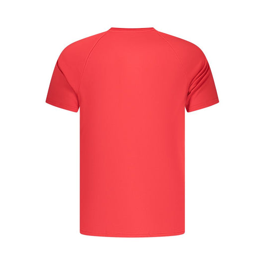 Red Polyester Men's T-Shirt