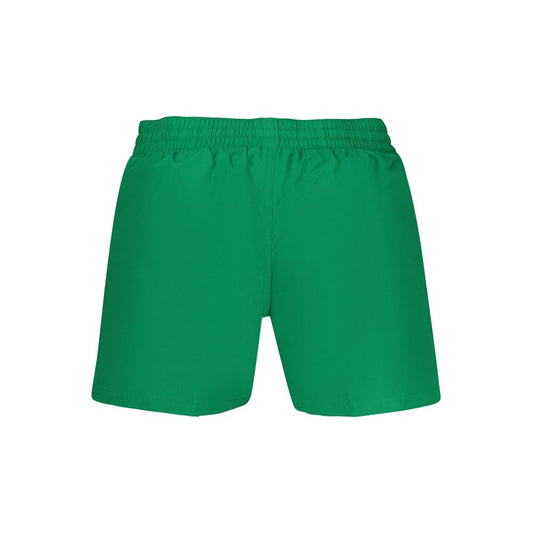 Green Polyester Men's Swimwear