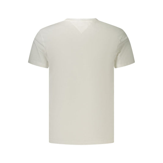 White Cotton Men's T-Shirt