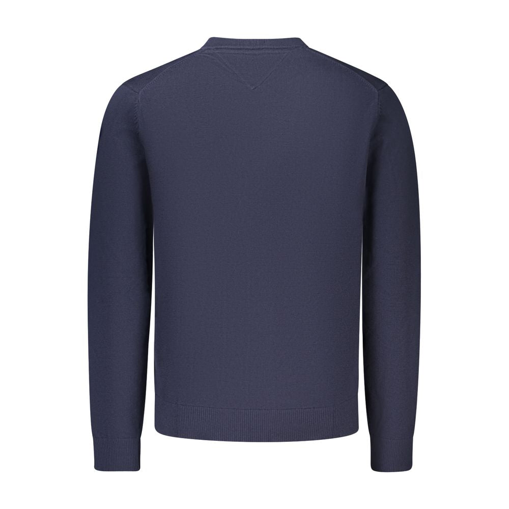 Blue Cotton Mens Knitwear