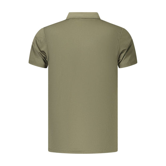 Green Polyester Polo Shirt
