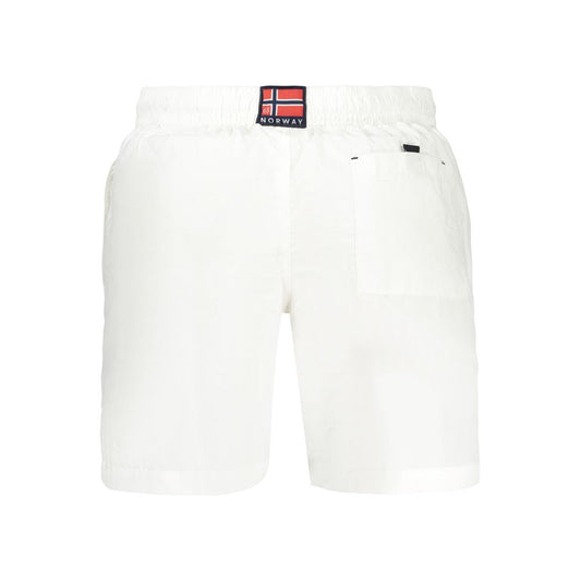 Bianco Polyamide Men's Swimwear