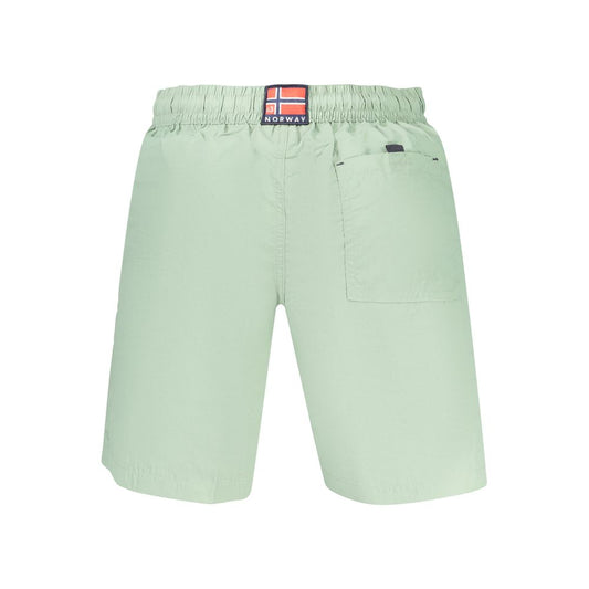 Green Polyamide Men's Swimwear