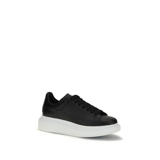Black Calf Leather Bos Taurus Platform Sneakers