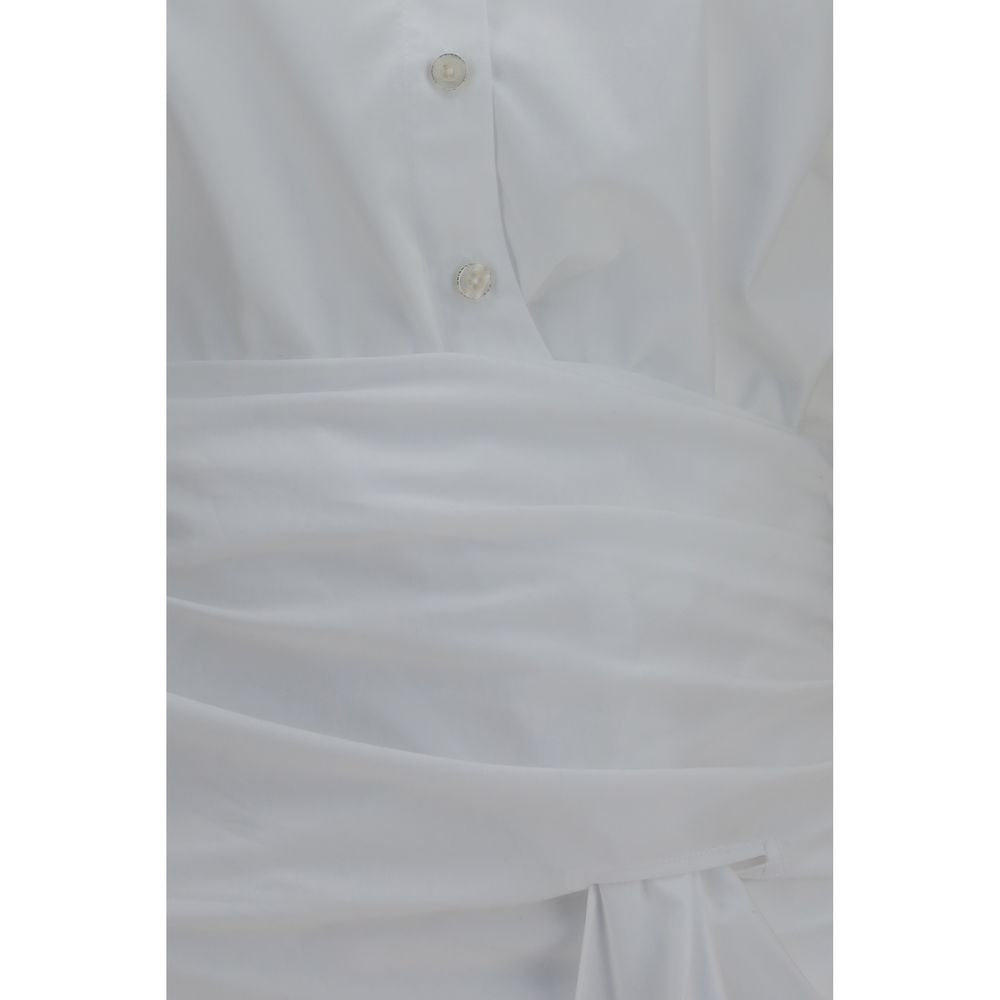 White Cotton Dress Shirt