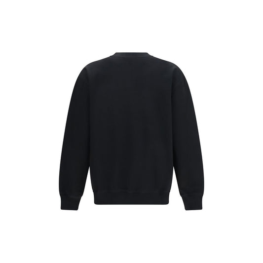 Black Cotton Sweatshirt