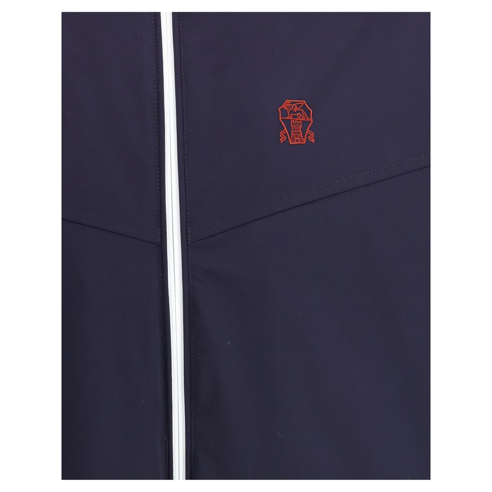 Blue Polyamide Shell Jacket