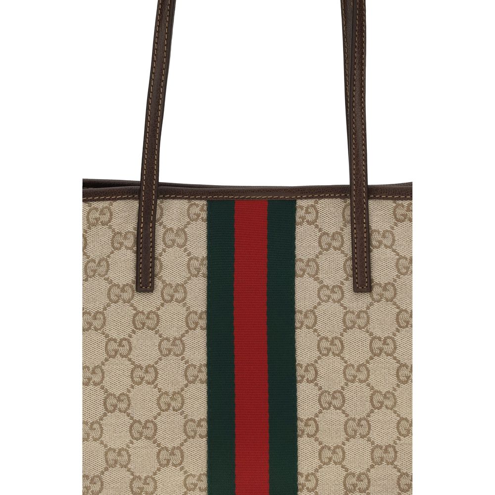 Beige Fabric Handbag