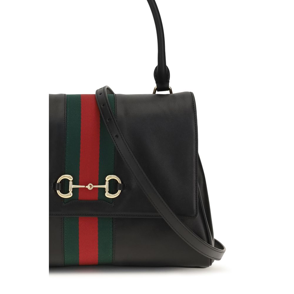 Black Calf Leather Bos Taurus Handbag