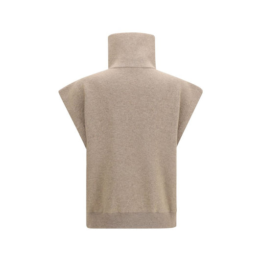 Beige Cashmere Cardigan