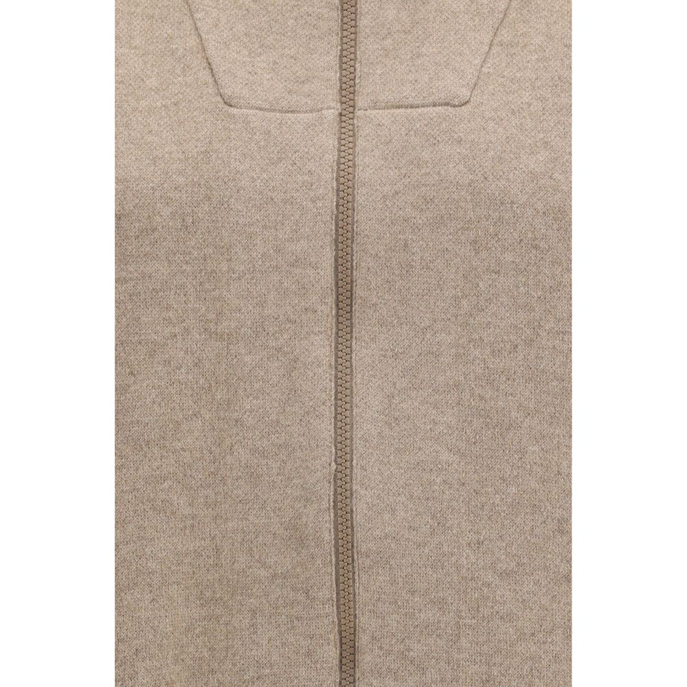 Beige Cashmere Cardigan