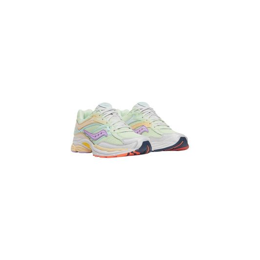 Green Synthetic Athletic Sneakers