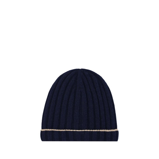 Blue Cashmere Beanie