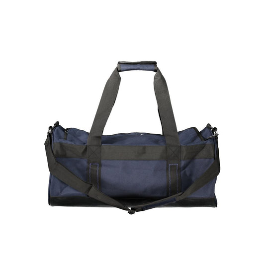 Blue Polyester Mens Bag