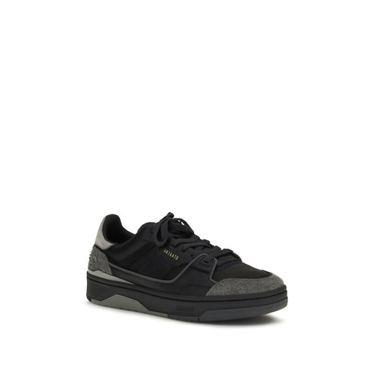 Black Calf Leather Bos Taurus Low Top Sneakers