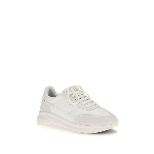 White Calf Leather Bos Taurus Athletic Sneakers