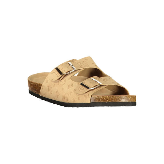 Beige Polyurethane Women's Sandal