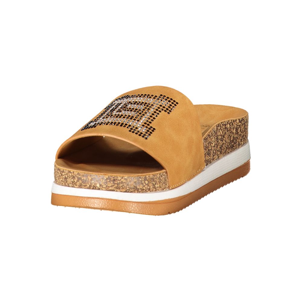 Brown Polyethylene Slippers