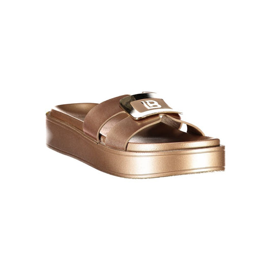 Bronze Polyurethane Women's Sandal