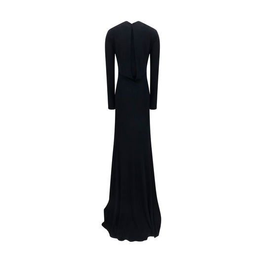 Black Viscose Cocktail Dress