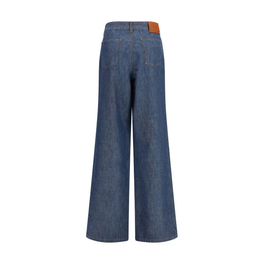 Blue Cotton Jeans Denim