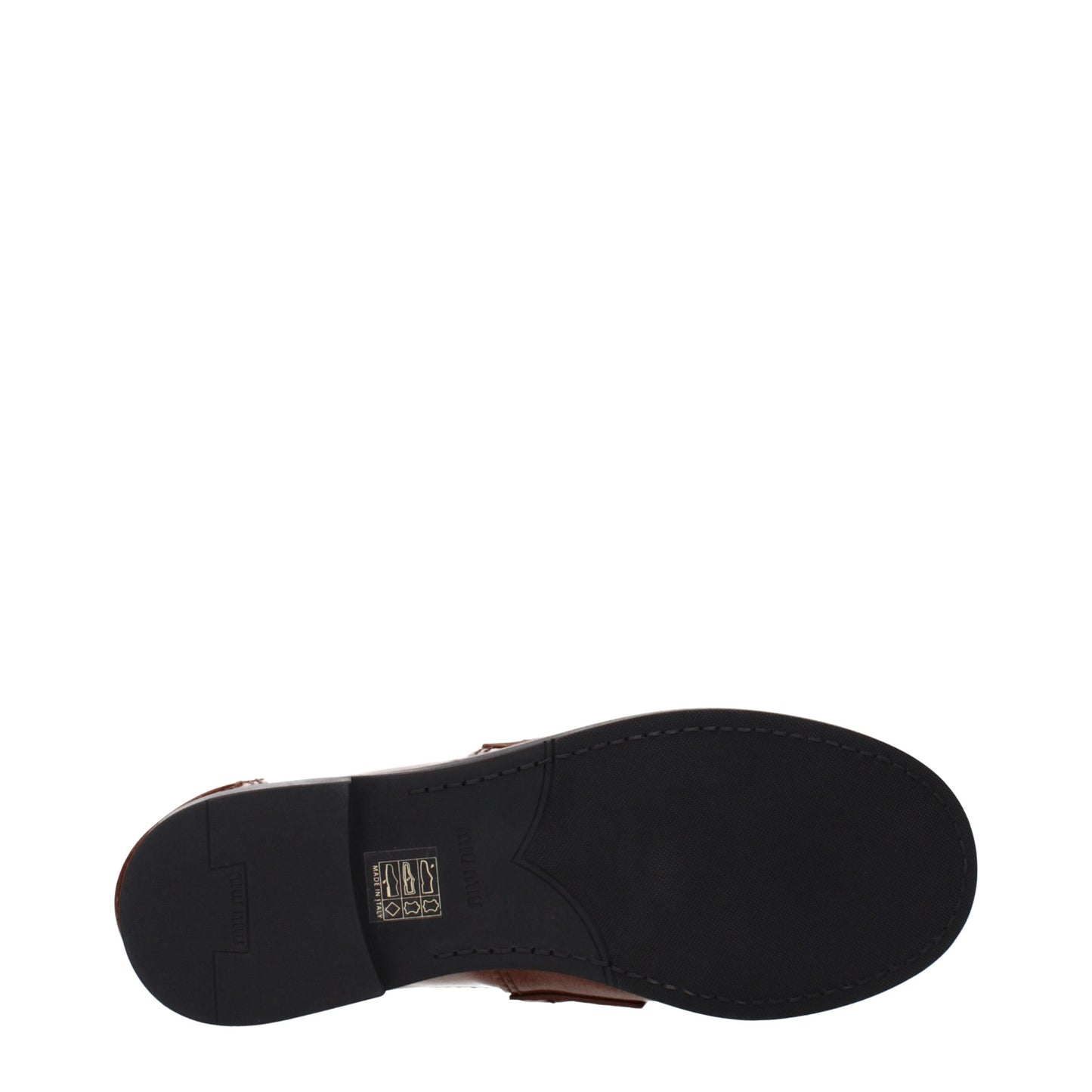Brown Leather Slip-On Loafers