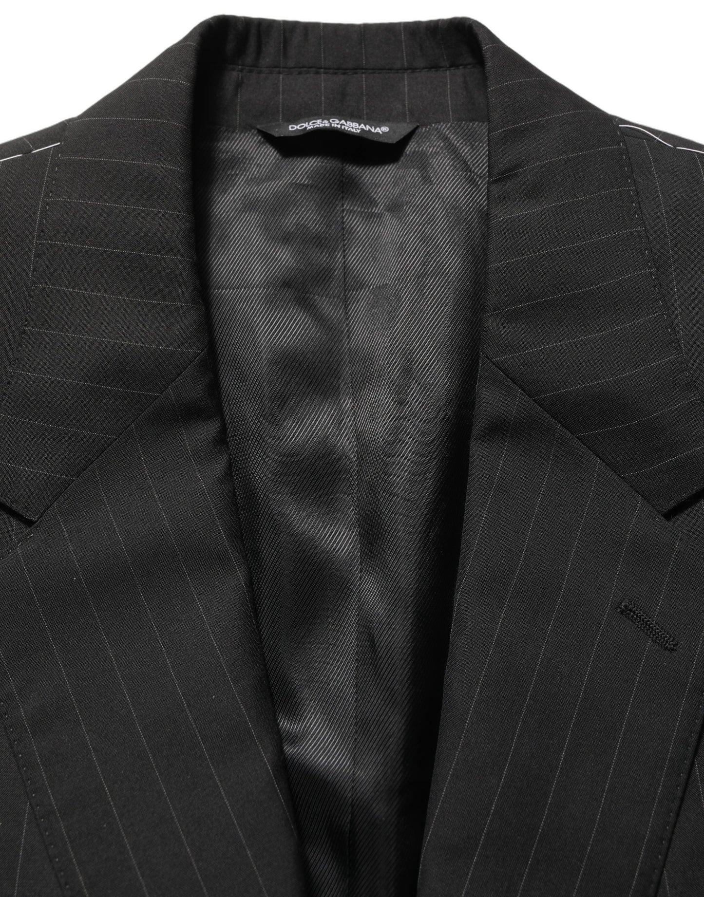 Black Stripes Slim Fit Formal 3 Piece Suit