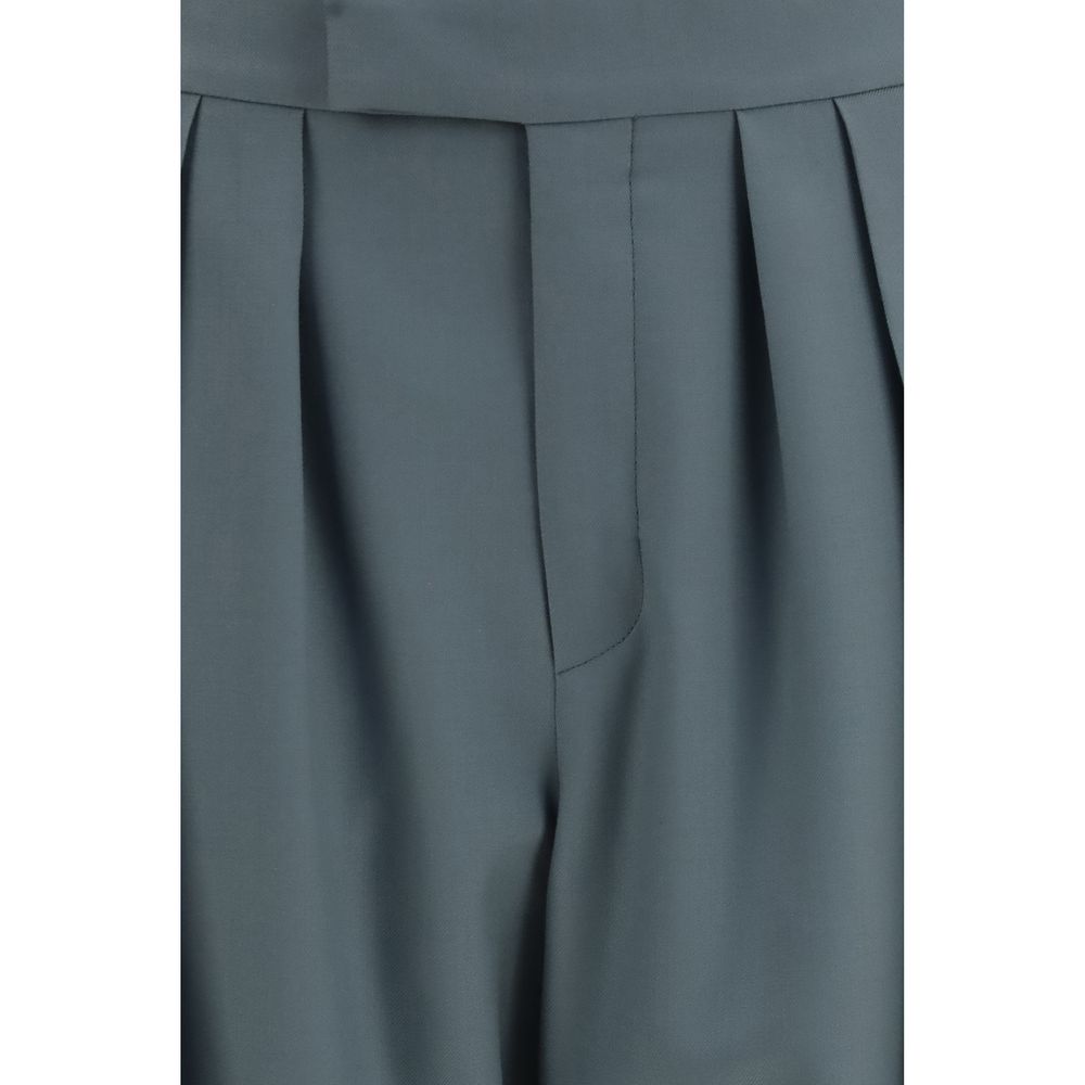 Bicolor Wool Oves Aries Dress Pants