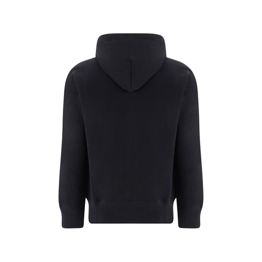Black Cotton Sweatshirt