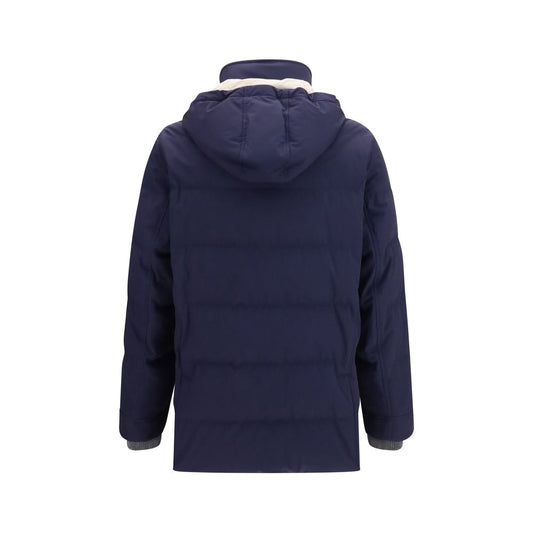 Blue Goose Down Full-Length Jacket