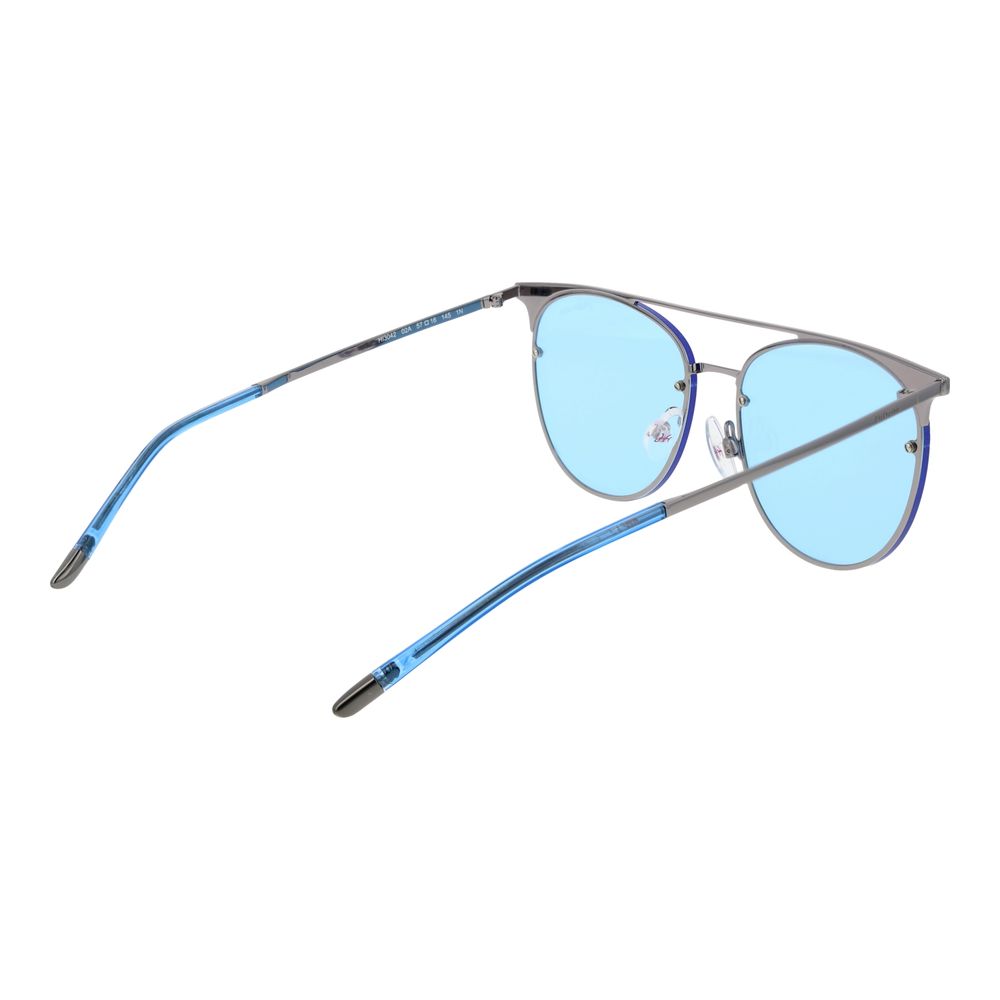 Gray Metal Sunglasses