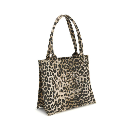Brown Recycled Cotton Shoulder Bag