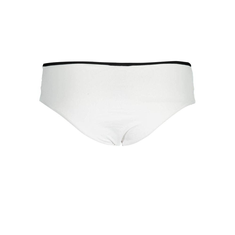 White Polyamide Women's Swim Brief