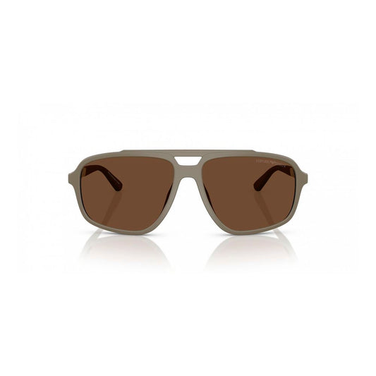 Beige Injected Sunglasses