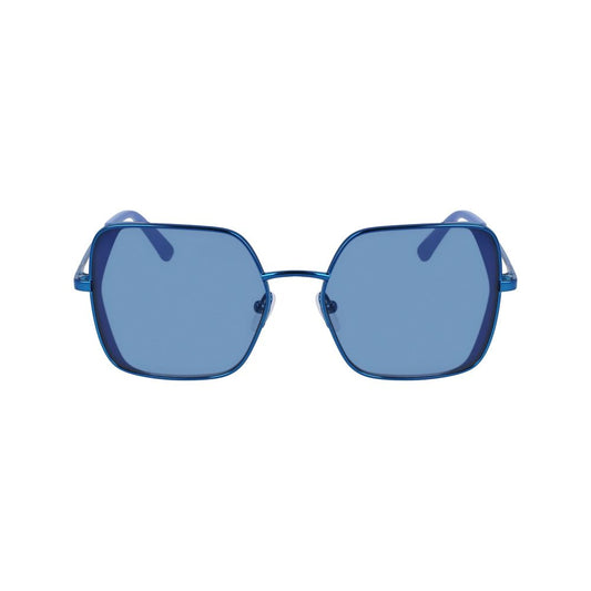 Blue Metal Sunglasses