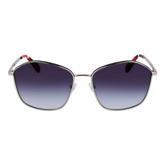 Gray Metal Sunglasses
