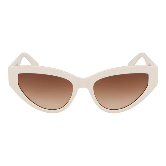 White Injected Sunglasses